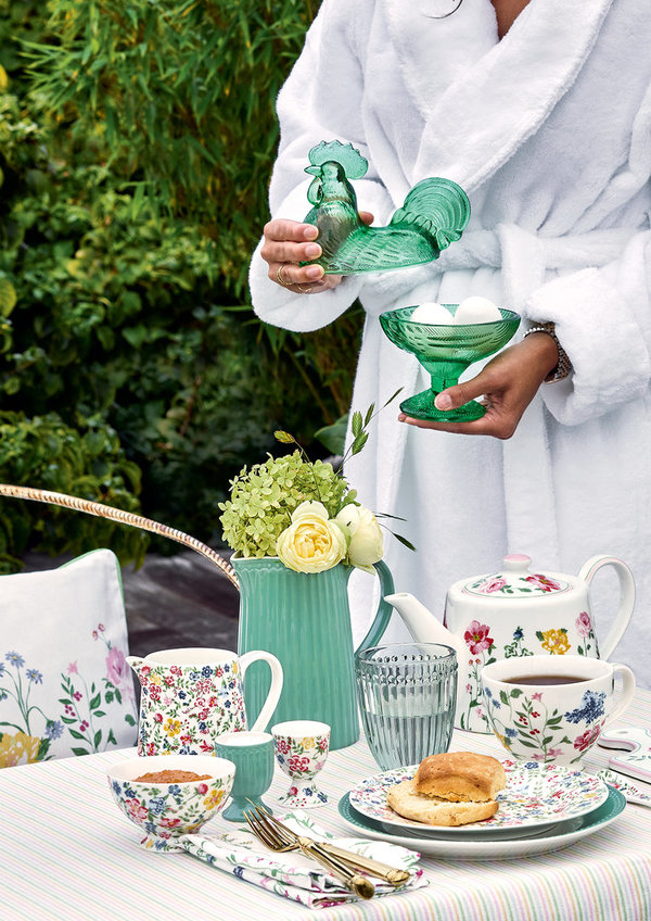 GreenGate - Teapot / Teekanne - Thilde white - Blumen - 1 Liter