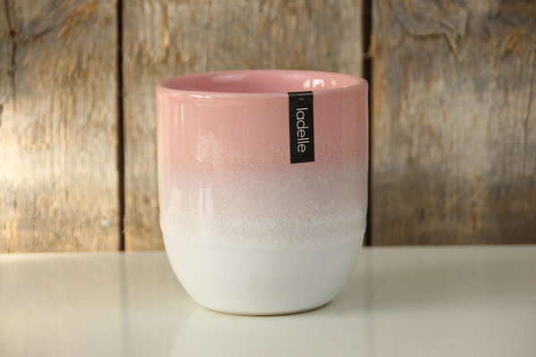 Ladelle - Becher / Tumbler - Cafe Ombre - rosa / weiß