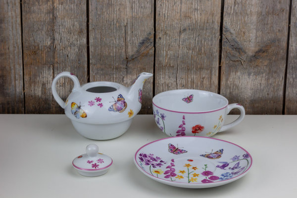 The Leonardo Collection - Tea for one - Butterfly Garden - Schmetterlinge