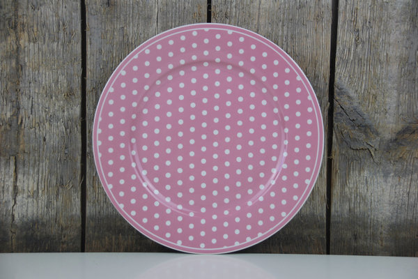 Isabelle Rose - Frühstücksteller - Polka Dots - Punkte - rosa