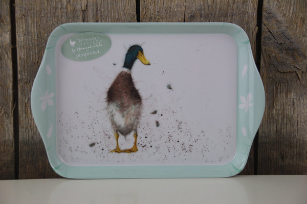 Wrendale - Kleines Tablett - Guard Duck - Ente